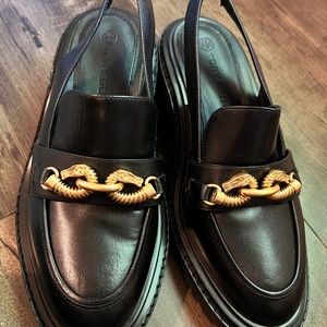 TORY BURCH JESSA LUG SLINGBACK LOAFER